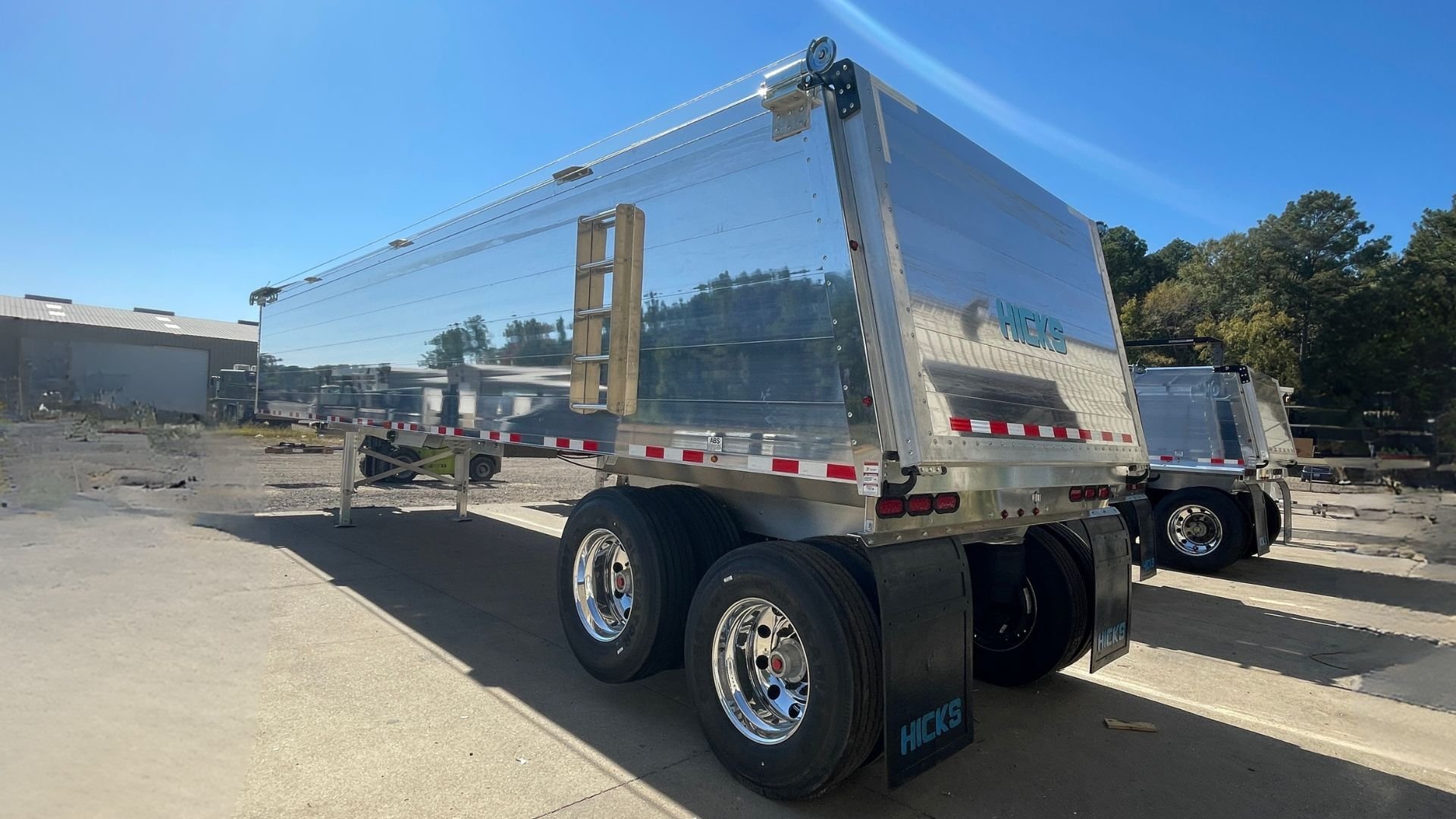 Hicks Aluminum End Dump Trailer FL3952  (4)