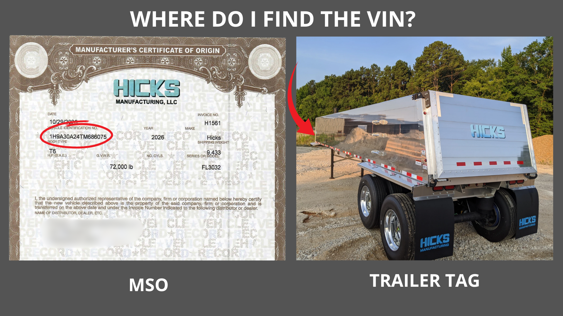 WHERE DO I FIND THE VIN